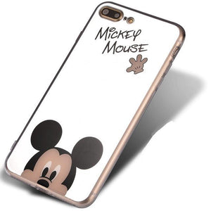 Mickey and Minnie Mouse iPhone 6 7 8 X Mirror Case