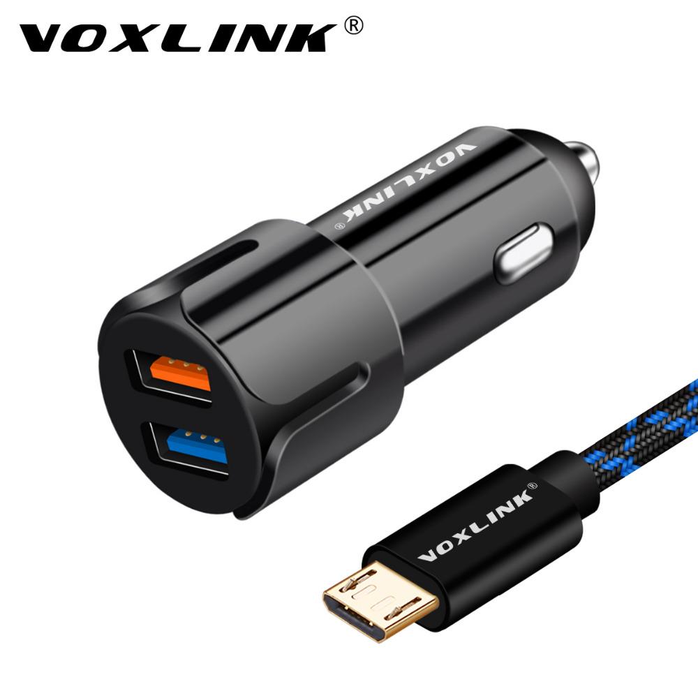 5V 2A Mobile Phone Car Charger With Micro USB Cable